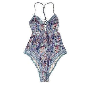 ❌❌❌❌Victorias Secret Size Large Paisley Floral One Piece Bathing Suit Beach Boho